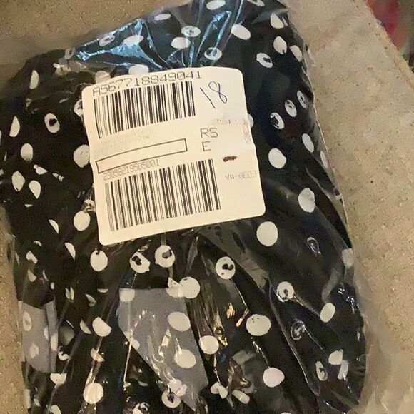 New Kim Gravel Swimsuits For All Polka Dot Swim Dress Sz 18 - Picture 6 of 8